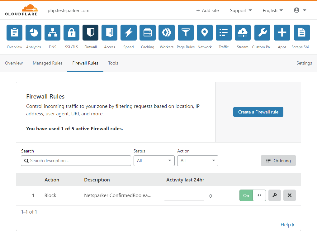 seguridad en la red con cloudflare